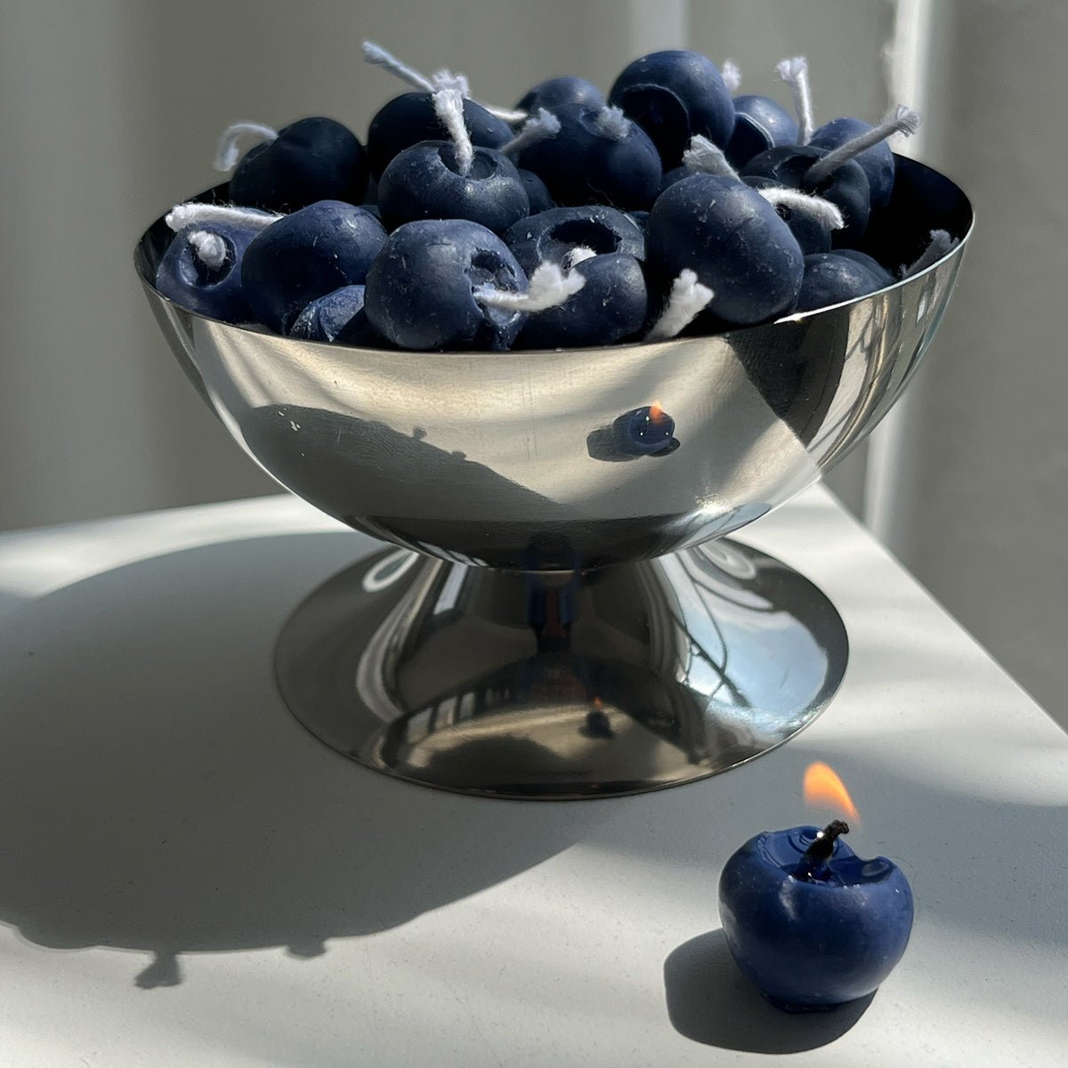 Scandles Blueberry Candles - 10 Pack - lily & onyx