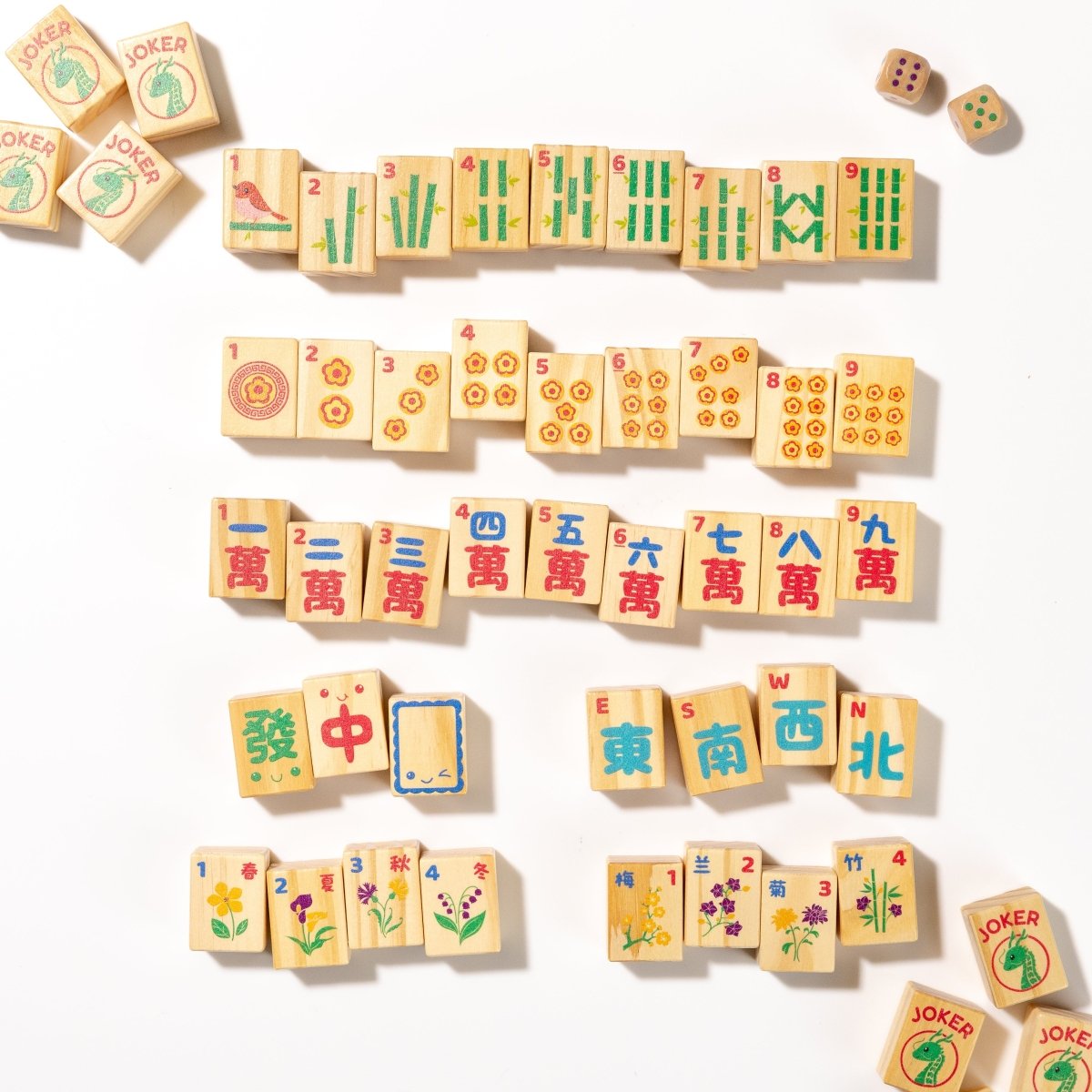 Bo & Mei Mahjong Together: Joker Add - On Set - 8 Tiles for American Mahjong