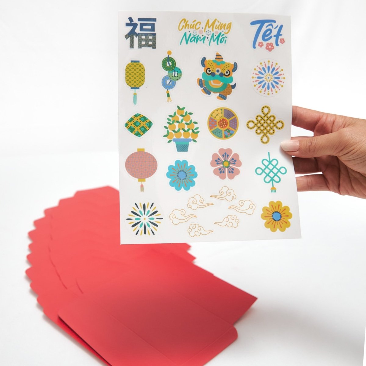 Bo & Mei Make - Your - Own Lucky Red Envelopes Craft Kit