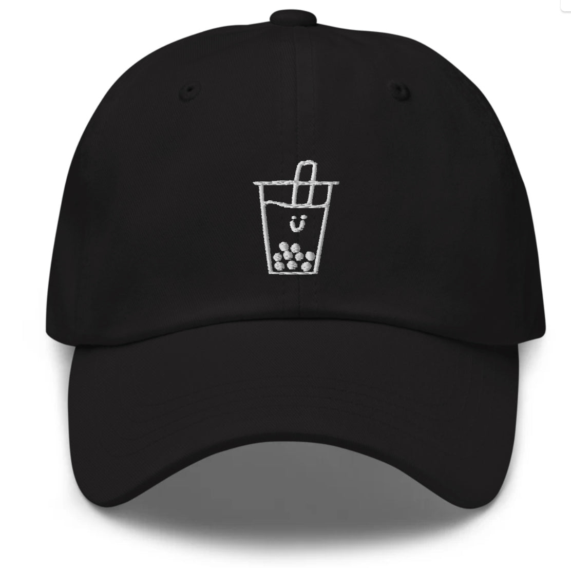 A Jar of Pickles Boba Embroidered Baseball Cap - lily & onyx
