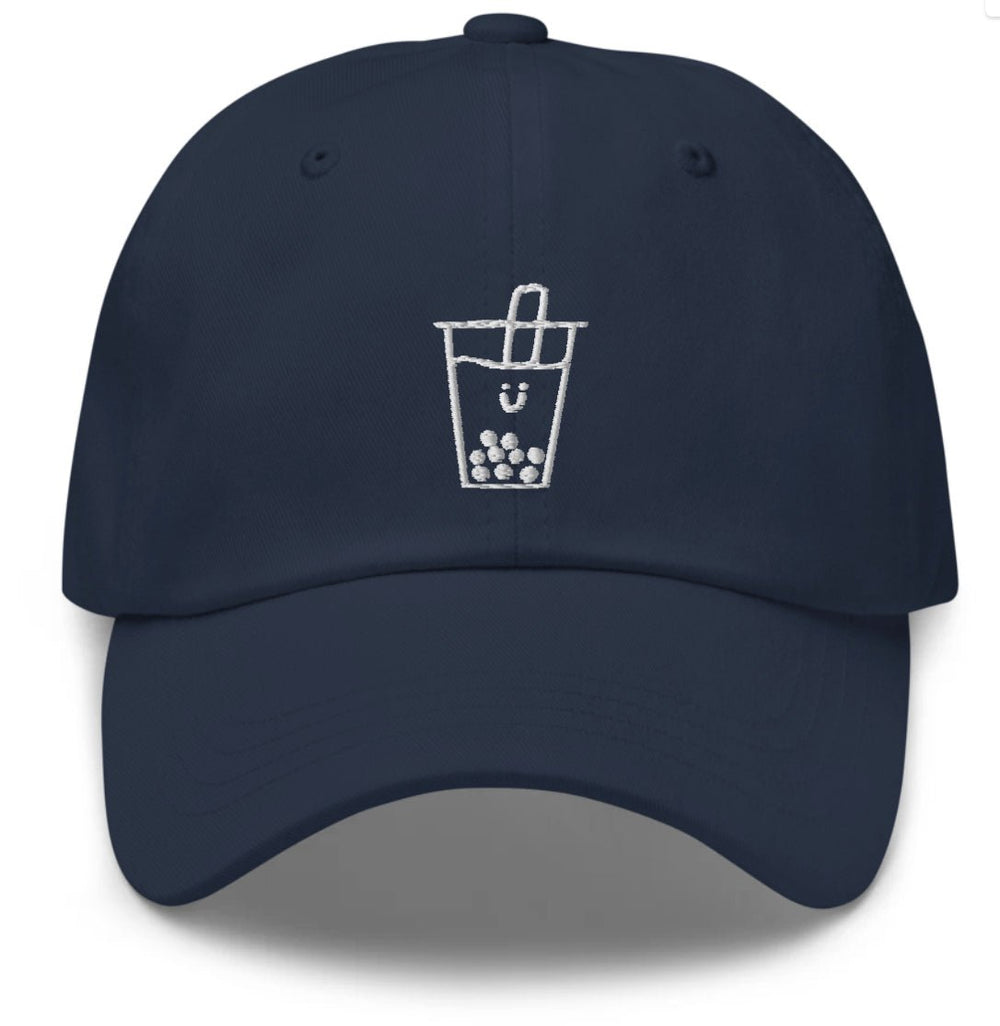 A Jar of Pickles Boba Kids Embroidered Baseball Cap - lily & onyx