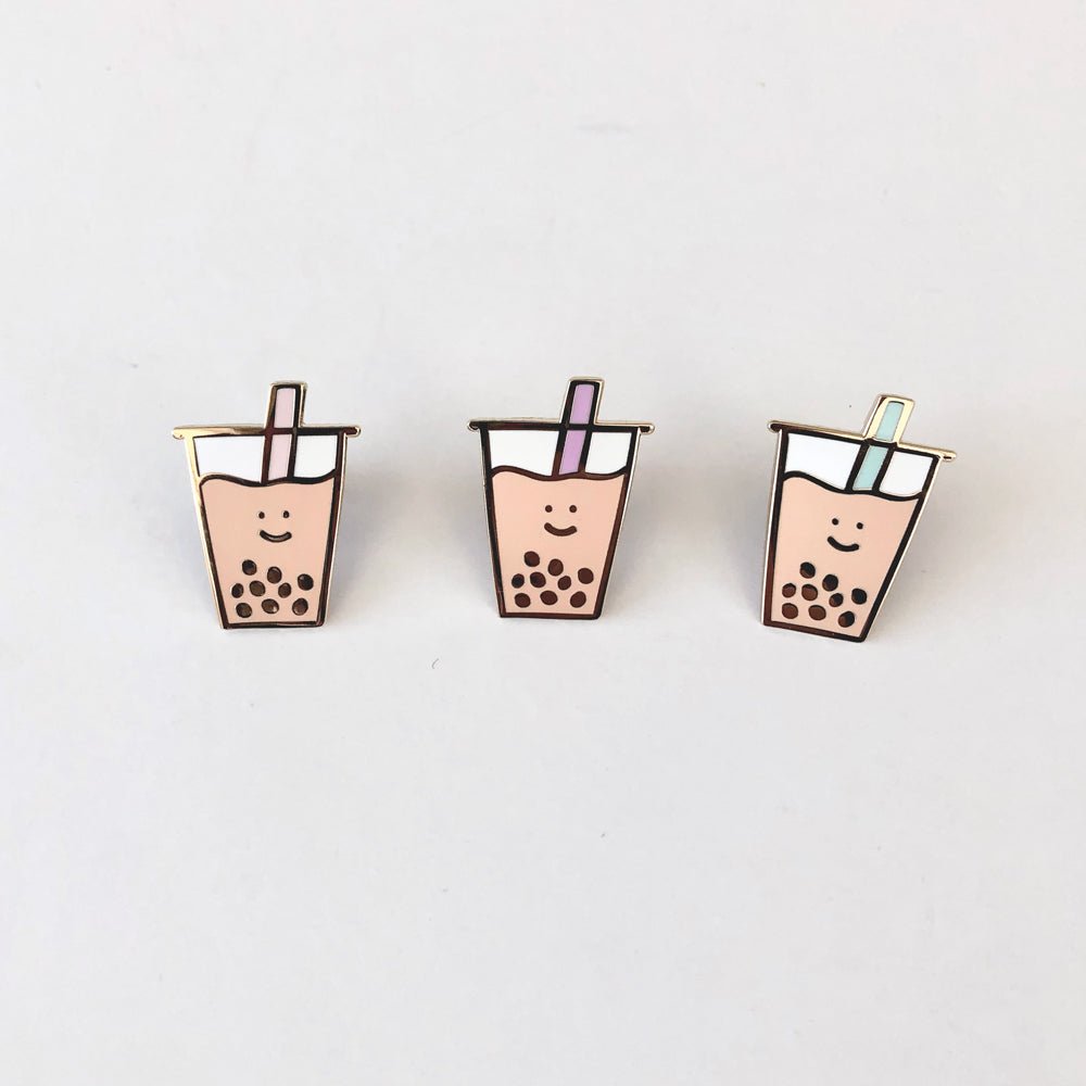 A Jar of Pickles Boba Pin - lily & onyx