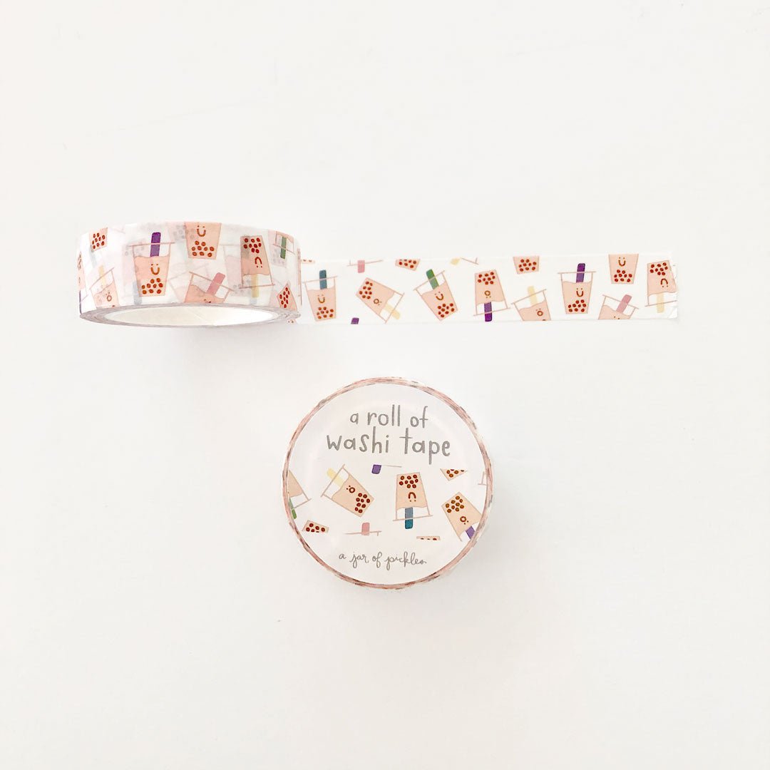 A Jar of Pickles Boba Washi Tape - lily & onyx
