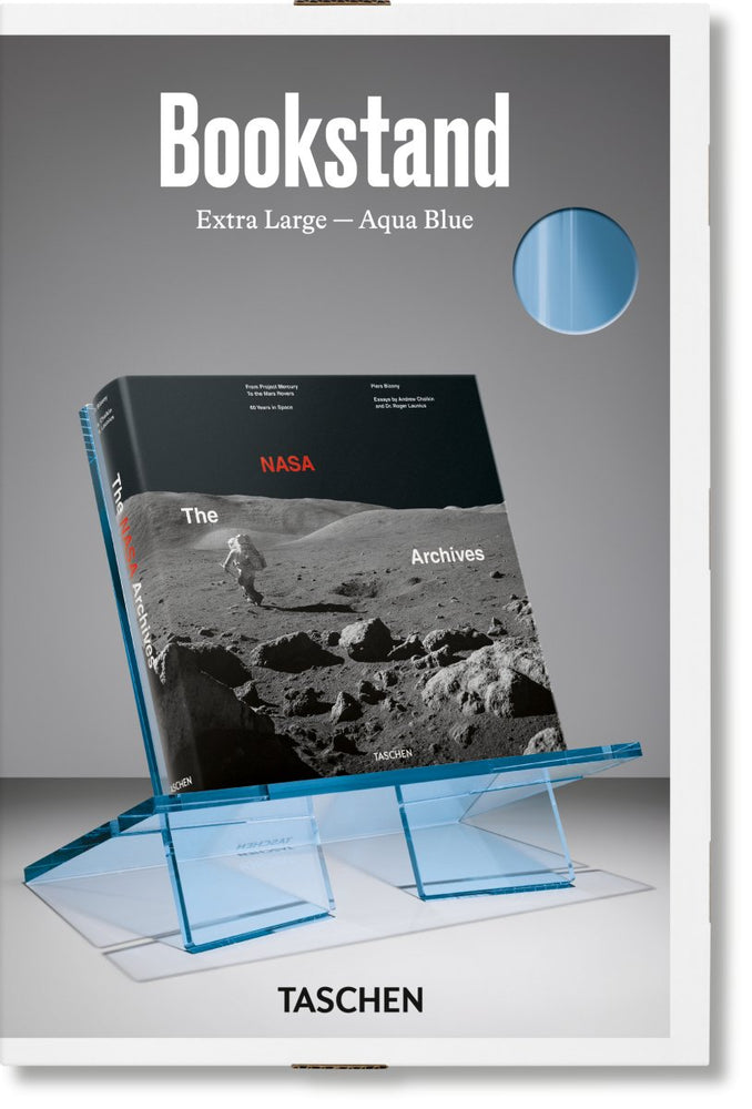 
                      
                        TASCHEN Bookstand. Extra - Large. Aqua Blue - lily & onyx
                      
                    