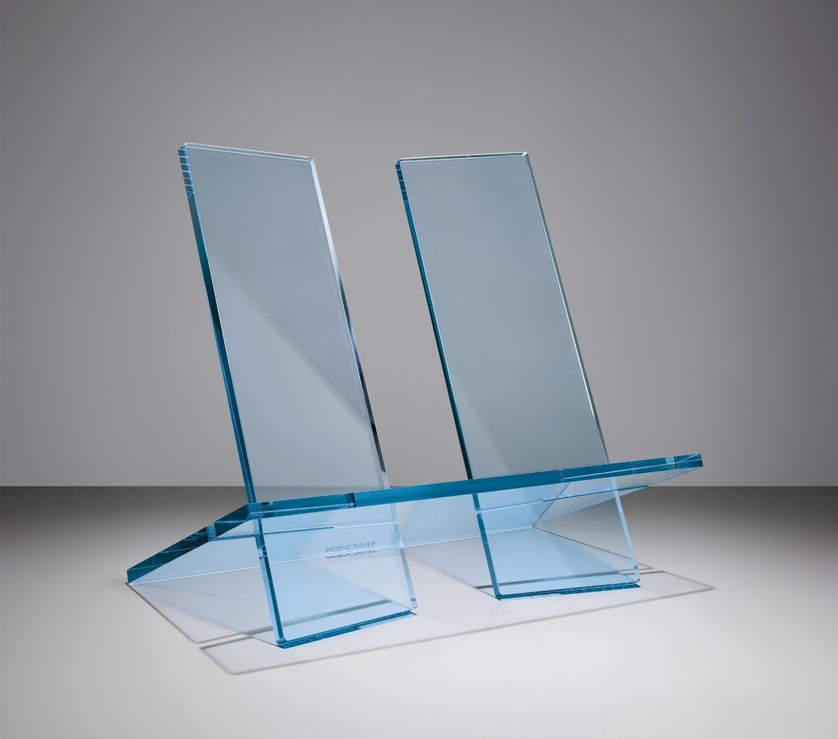 TASCHEN Bookstand. Extra - Large. Aqua Blue - lily & onyx