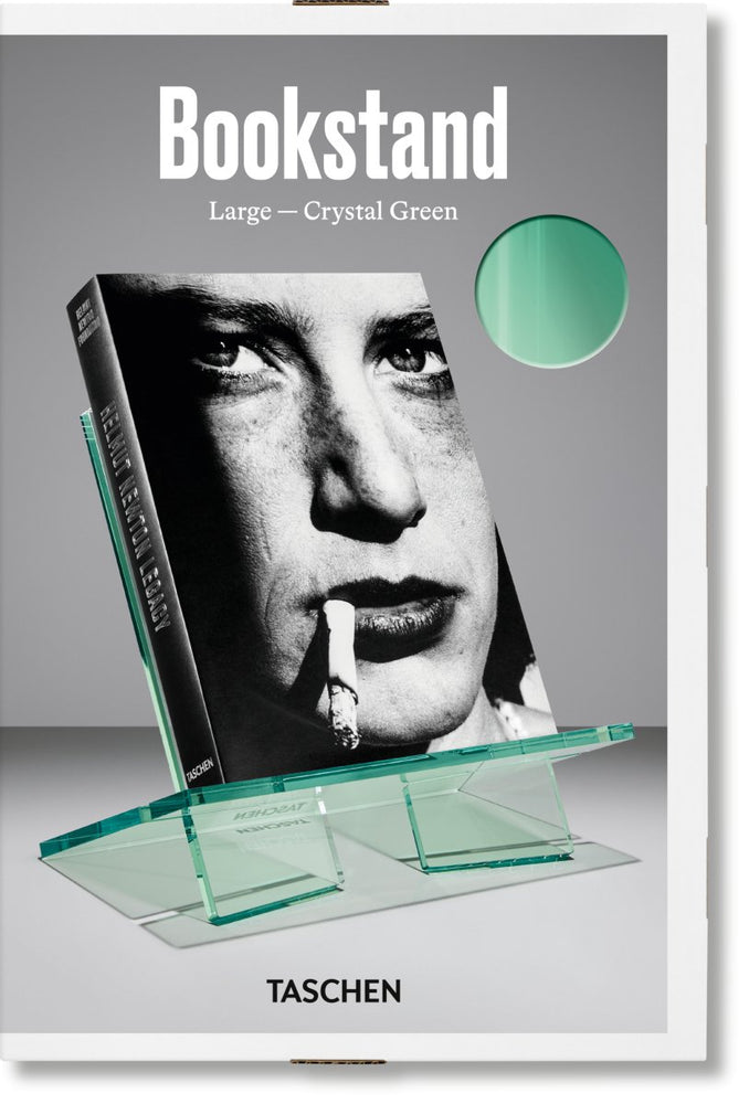 
                      
                        TASCHEN Bookstand. Large. Crystal Green - lily & onyx
                      
                    