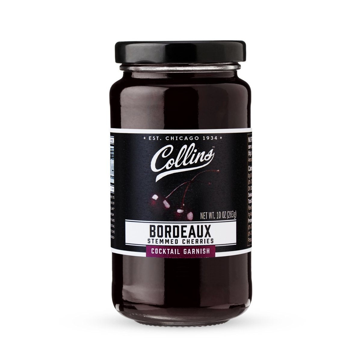 Collins Bordeaux Style Cherries, 10 oz - lily & onyx
