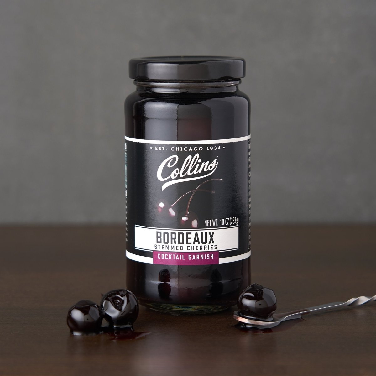 Collins Bordeaux Style Cherries, 10 oz - lily & onyx