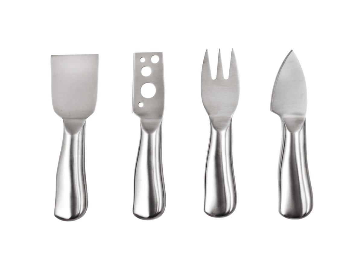 True Botero Stainless Steel Cheese Tools, Set of 3 - lily & onyx
