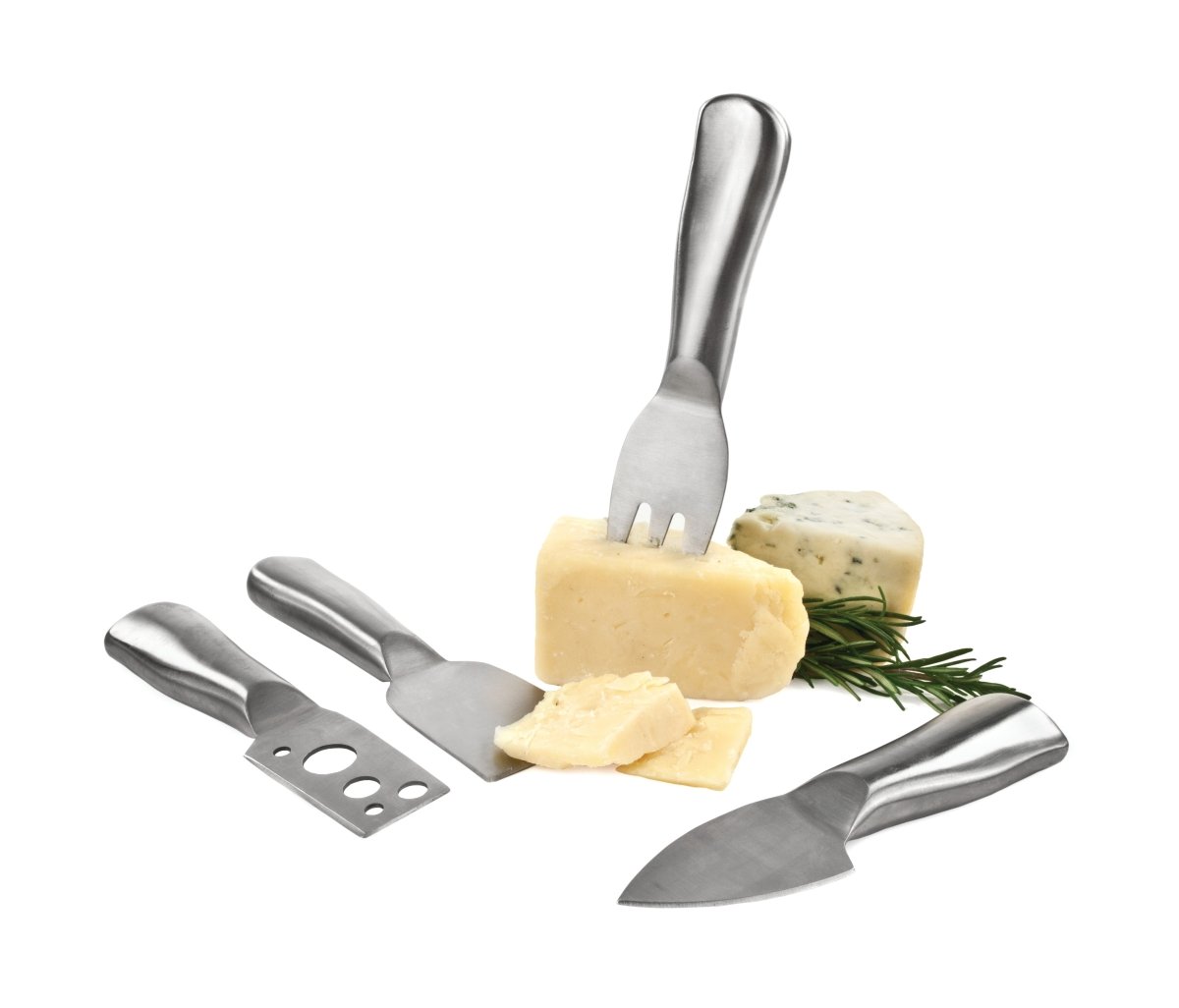 True Botero Stainless Steel Cheese Tools, Set of 3 - lily & onyx