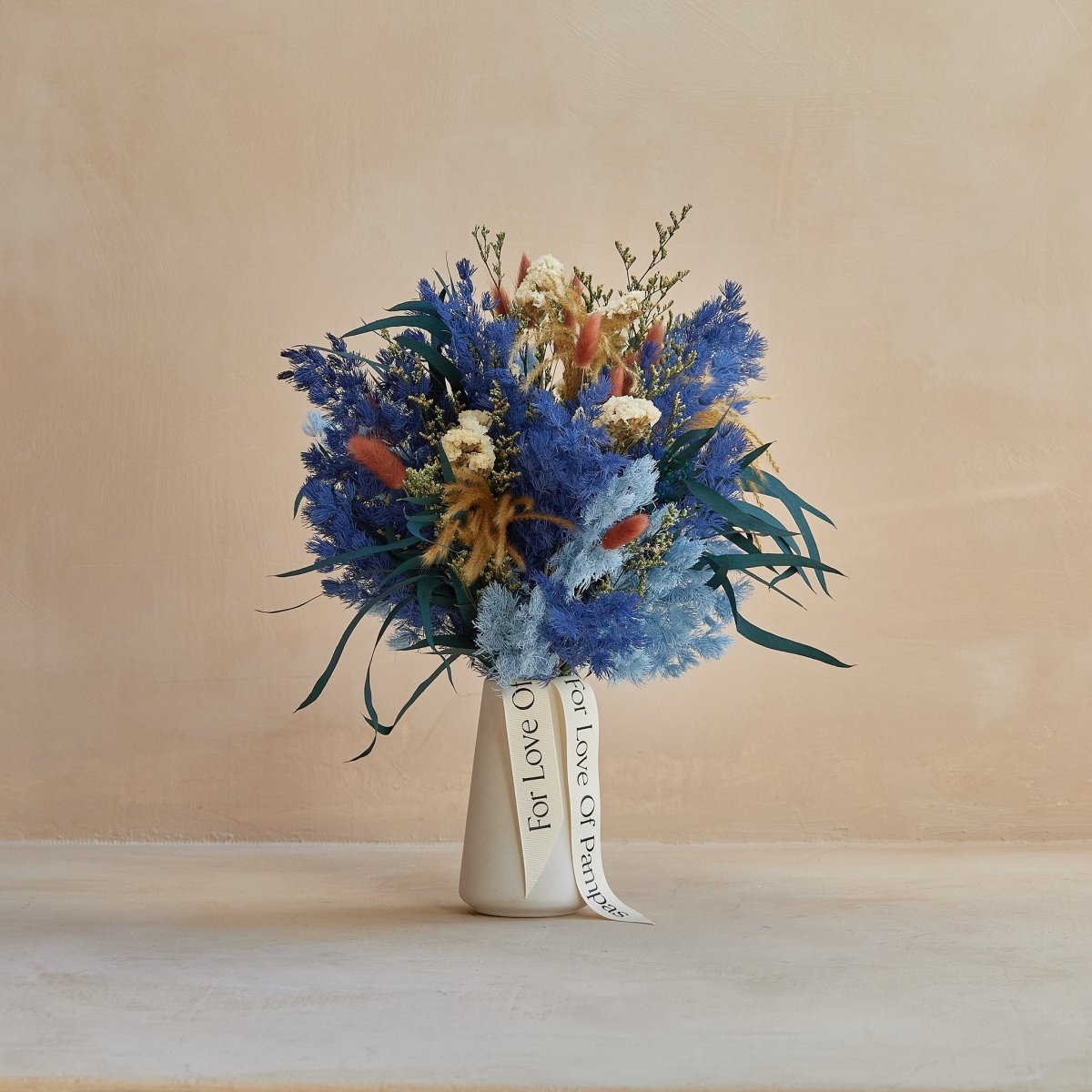 For Love Of Pampas Bouquet d'Aqua - lily & onyx