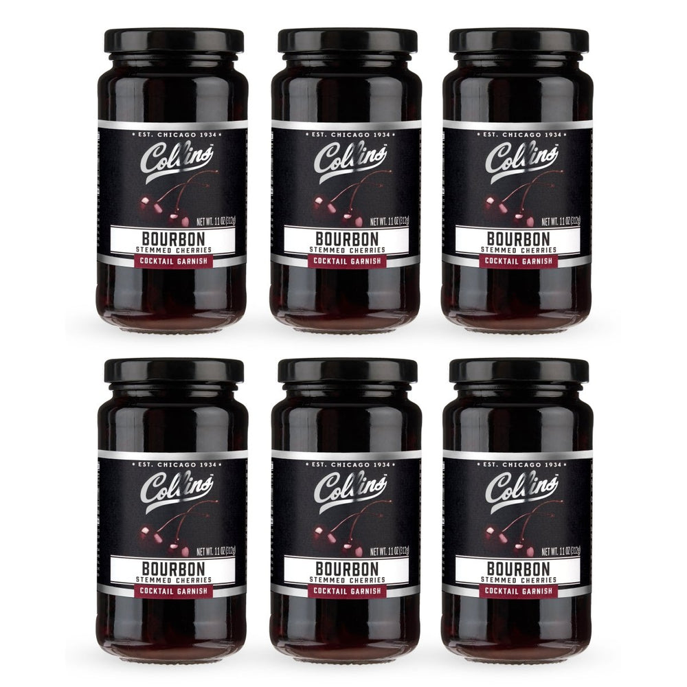 Collins Bourbon Cherries, 11 oz - Set of 6 - lily & onyx