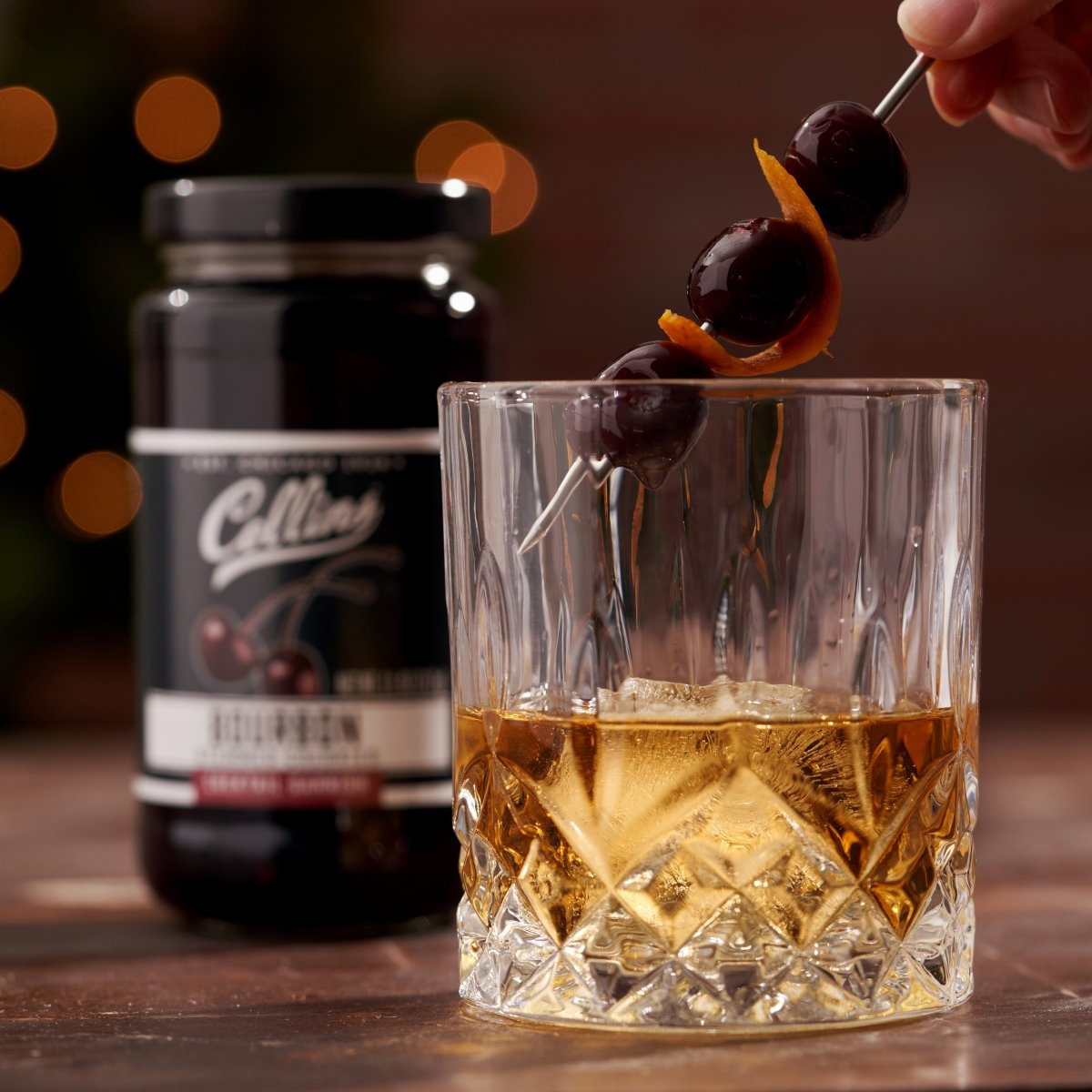 Collins Bourbon Cherries, 11 oz - Set of 6 - lily & onyx