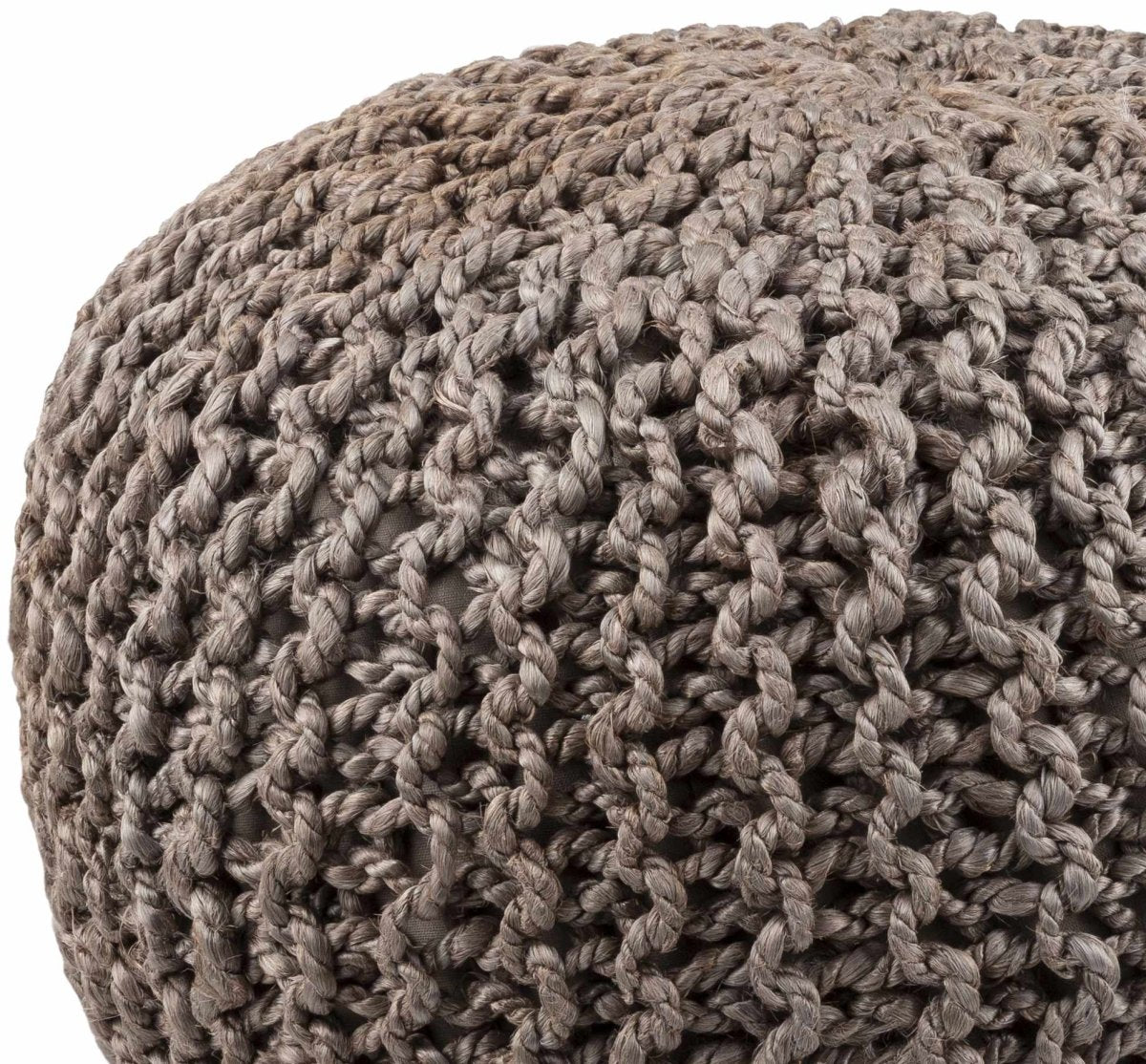 Boutique Rugs Hauenstein Knitted Jute Pouf