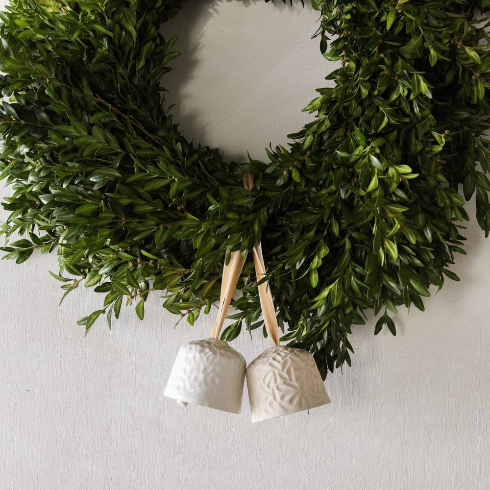 CONVIVIAL Boxwood Bell Ornaments No. 2 | Set of Two - lily & onyx