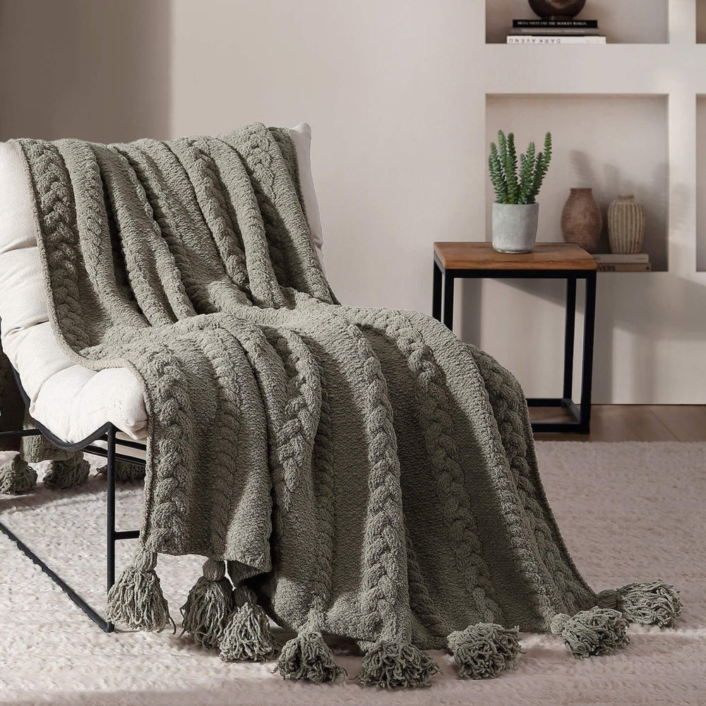 
                      
                        Sunday Citizen Braided Pom Pom Throw - lily & onyx
                      
                    