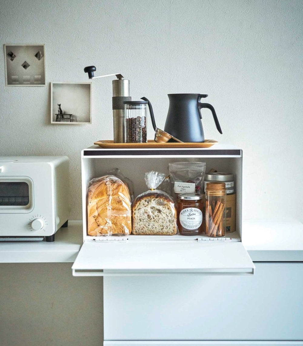 Yamazaki Home Bread Box - Two Styles - Steel - lily & onyx