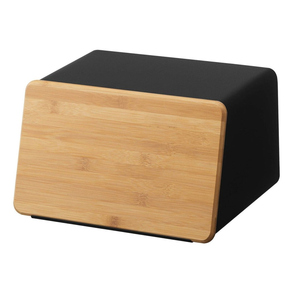 
                      
                        Yamazaki Home Bread Box with Cutting Board Lid - Steel + Wood - lily & onyx
                      
                    