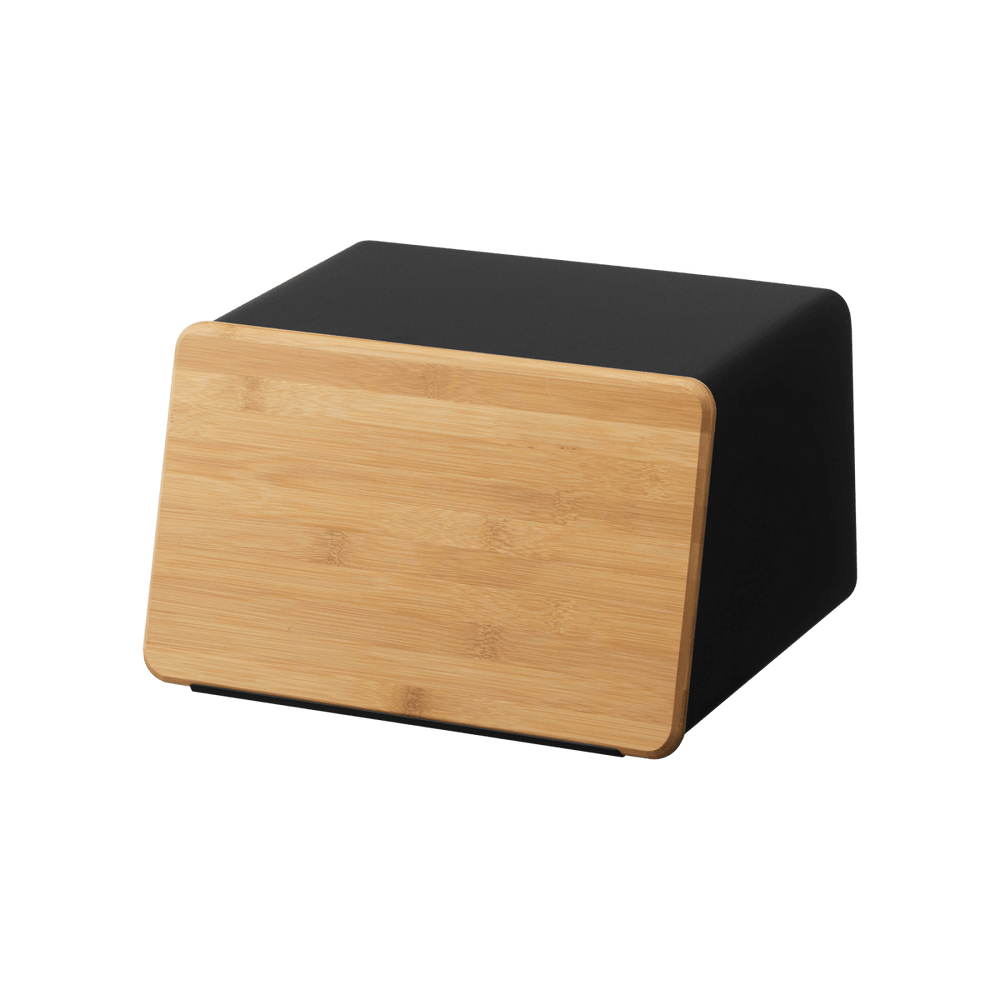 
                      
                        Yamazaki Home Bread Box with Cutting Board Lid - Steel + Wood - lily & onyx
                      
                    