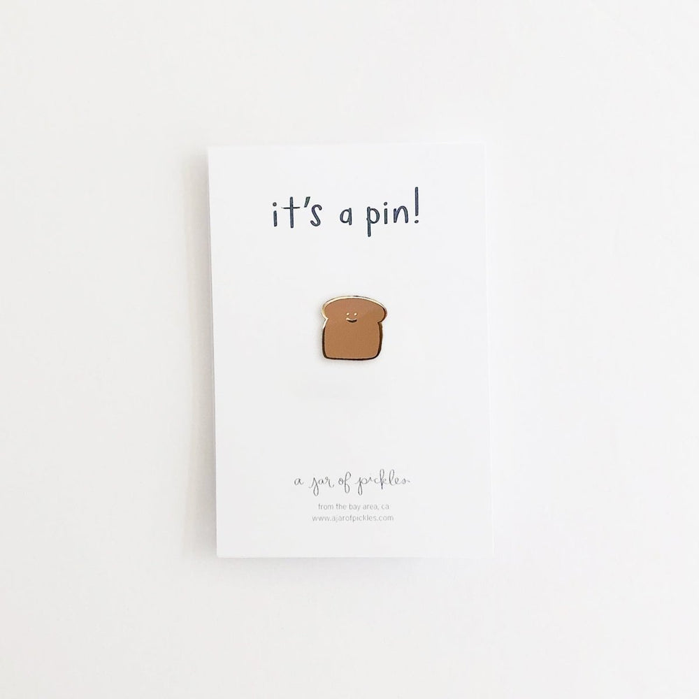 A Jar of Pickles Bread Toast Pin - lily & onyx