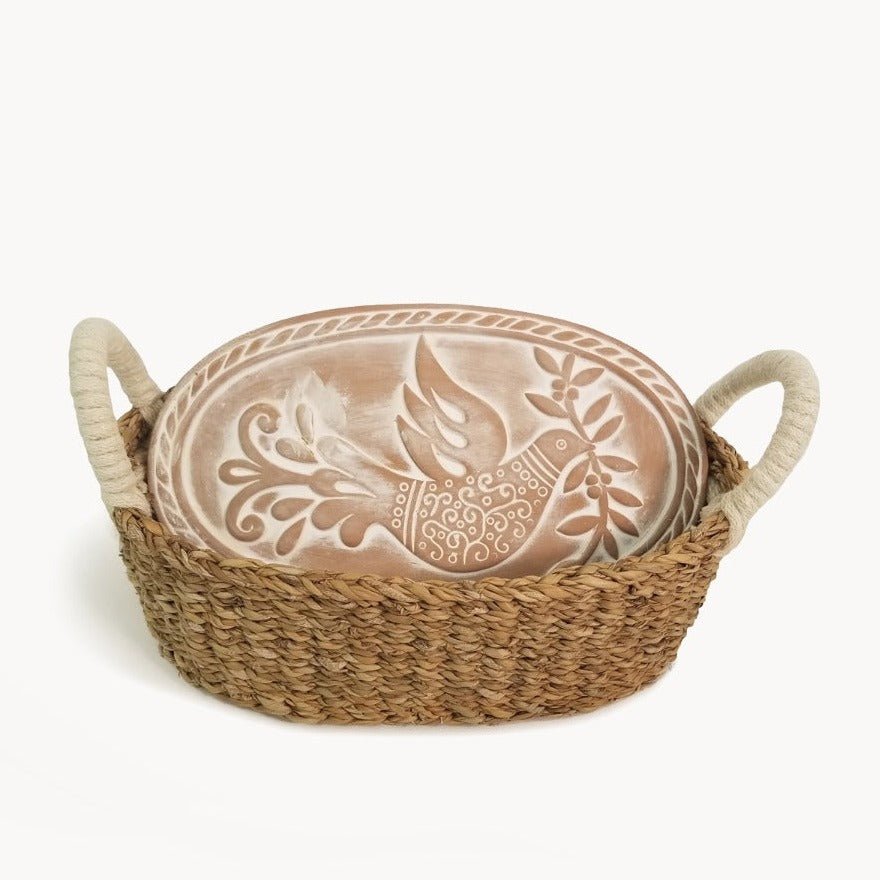 
                      
                        KORISSA Bread Warmer & Basket - Bird Oval - lily & onyx
                      
                    