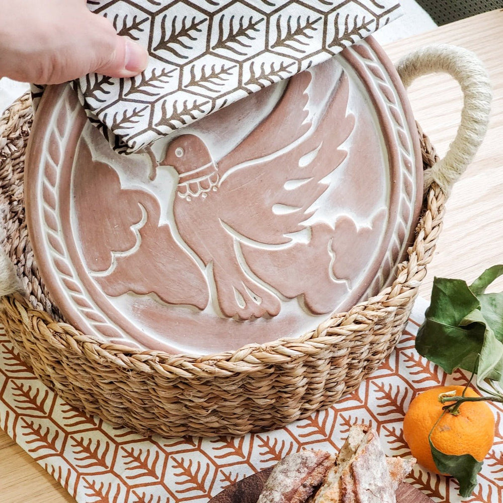 
                      
                        KORISSA Bread Warmer & Basket - Dove In Peace - lily & onyx
                      
                    