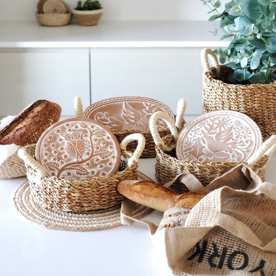KORISSA Bread Warmer & Basket - Owl Round - lily & onyx
