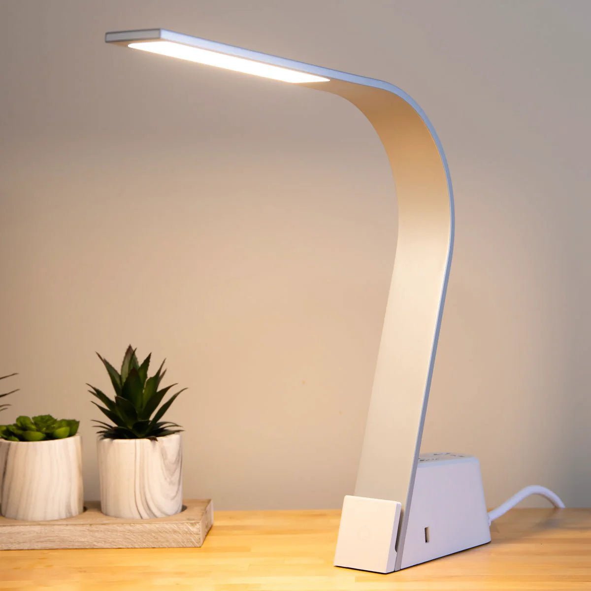 LUX LED Lighting Brooklyn AC LED Task Light (Universal AC outlets) - lily & onyx