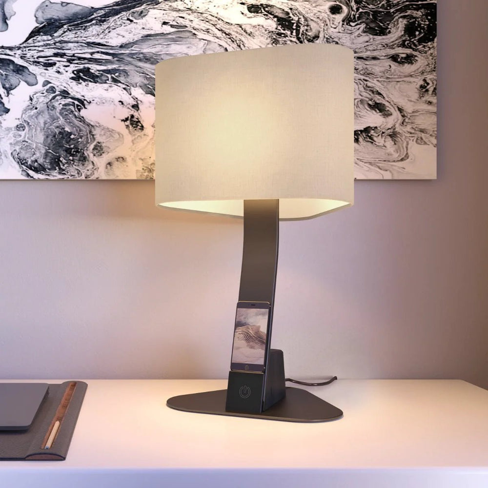 
                      
                        LUX LED Lighting Brooklyn AURA LED Desk Light (Wireless Qi™ Charging) - lily & onyx
                      
                    