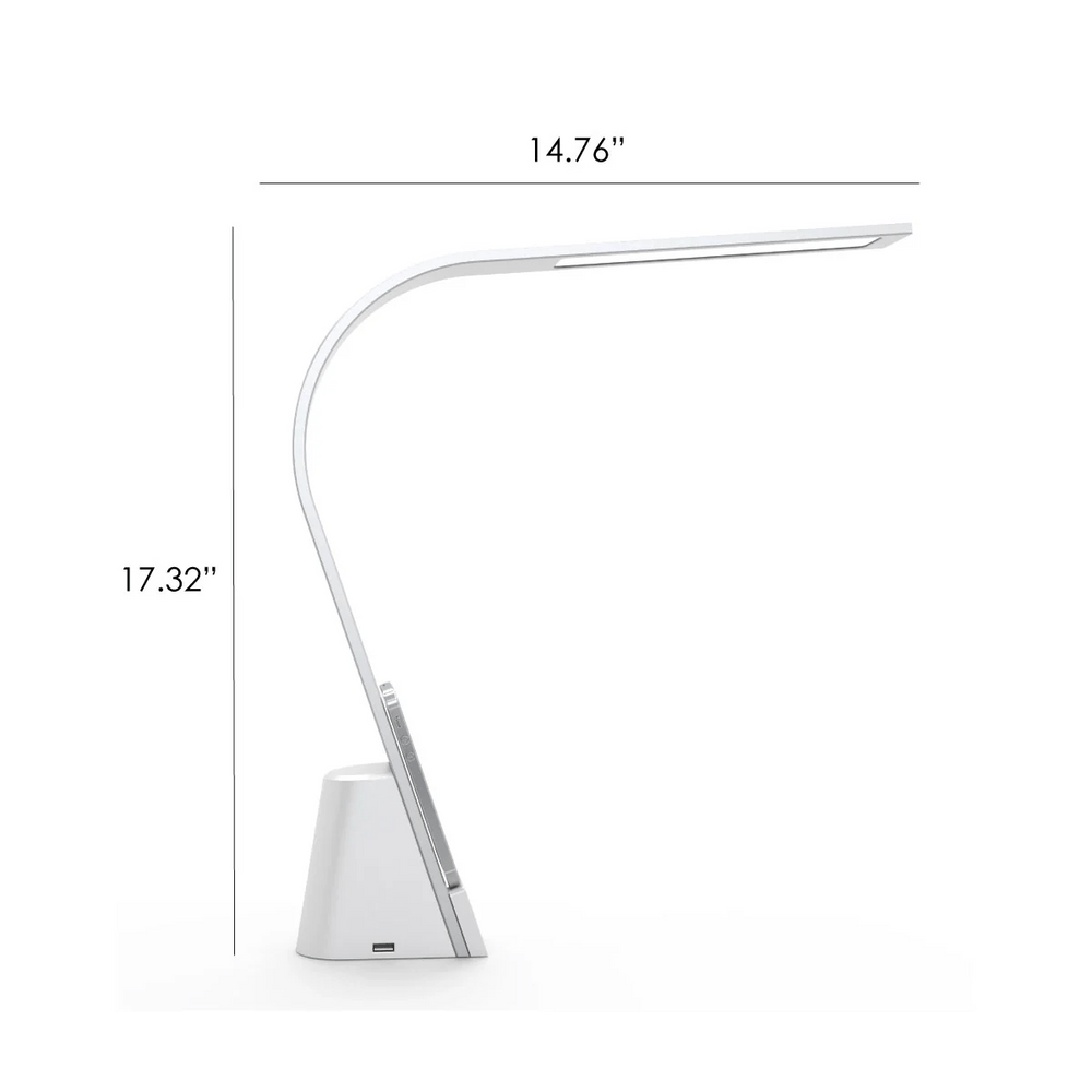 
                      
                        LUX LED Lighting Brooklyn AURA LED Task Light (Wireless Qi™ Charging) - lily & onyx
                      
                    