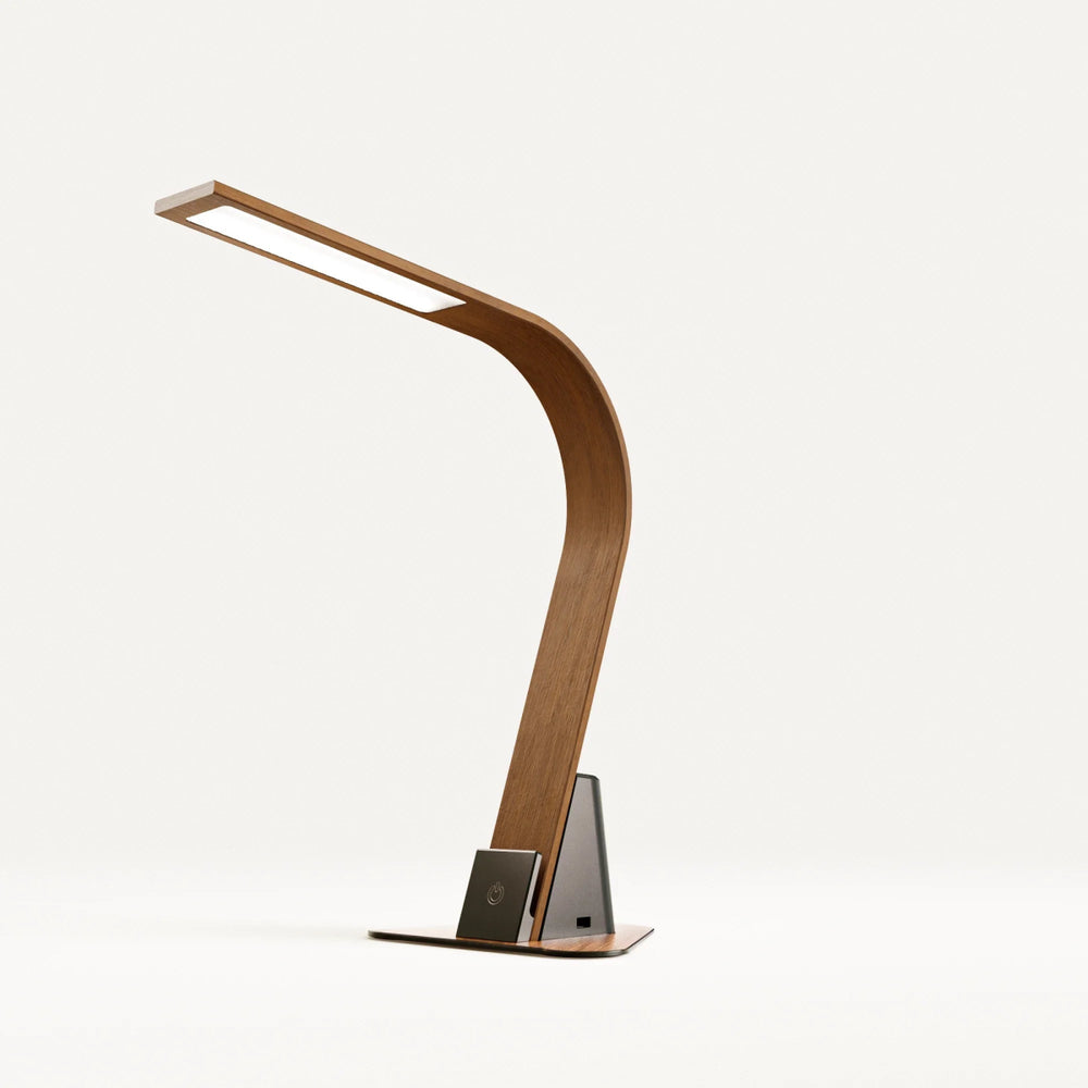 
                      
                        LUX LED Lighting Brooklyn LED Task Light, Black Walnut Wood - lily & onyx
                      
                    