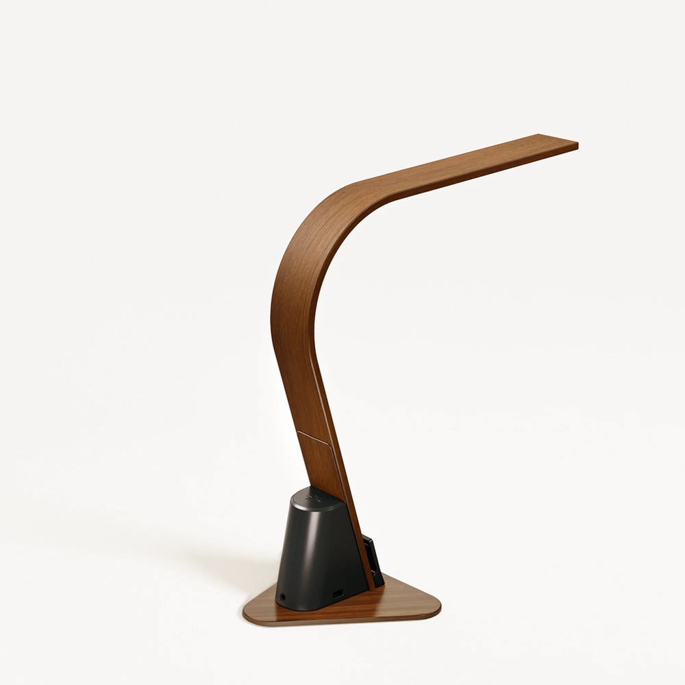 
                      
                        LUX LED Lighting Brooklyn LED Task Light, Black Walnut Wood - lily & onyx
                      
                    