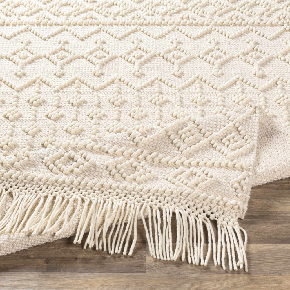 
                      
                        Hauteloom Brothers Beige Wool & Cotton Rug - lily & onyx
                      
                    