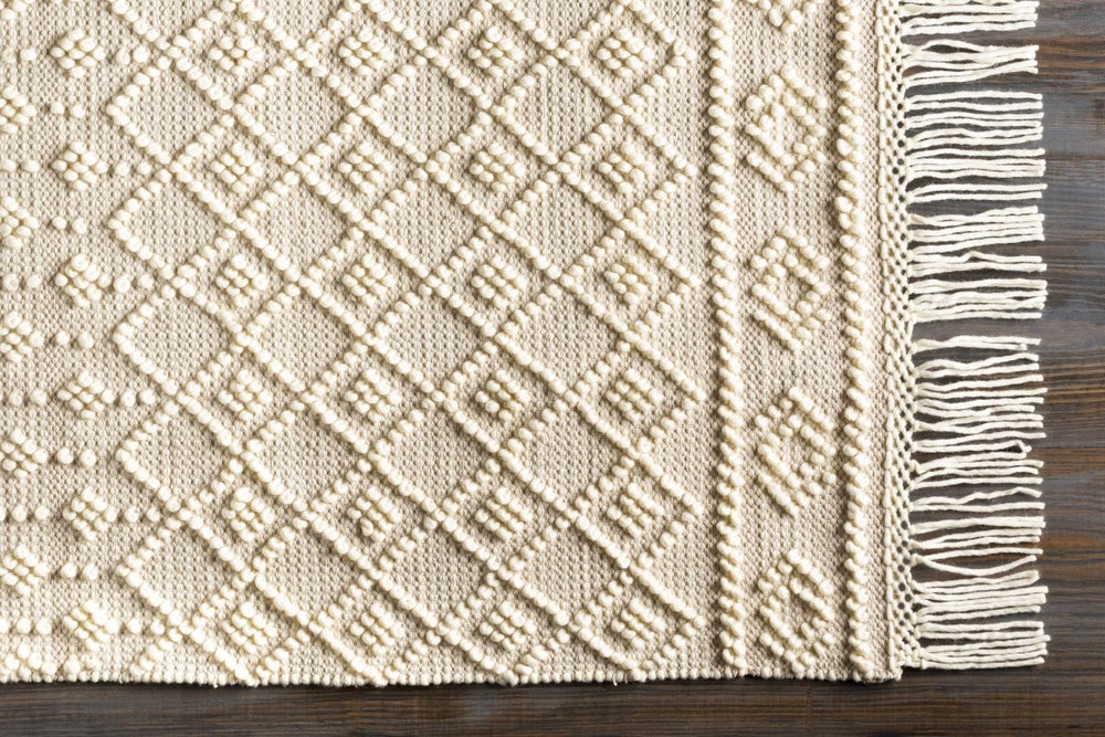 
                      
                        Hauteloom Brothers Beige Wool & Cotton Rug - lily & onyx
                      
                    
