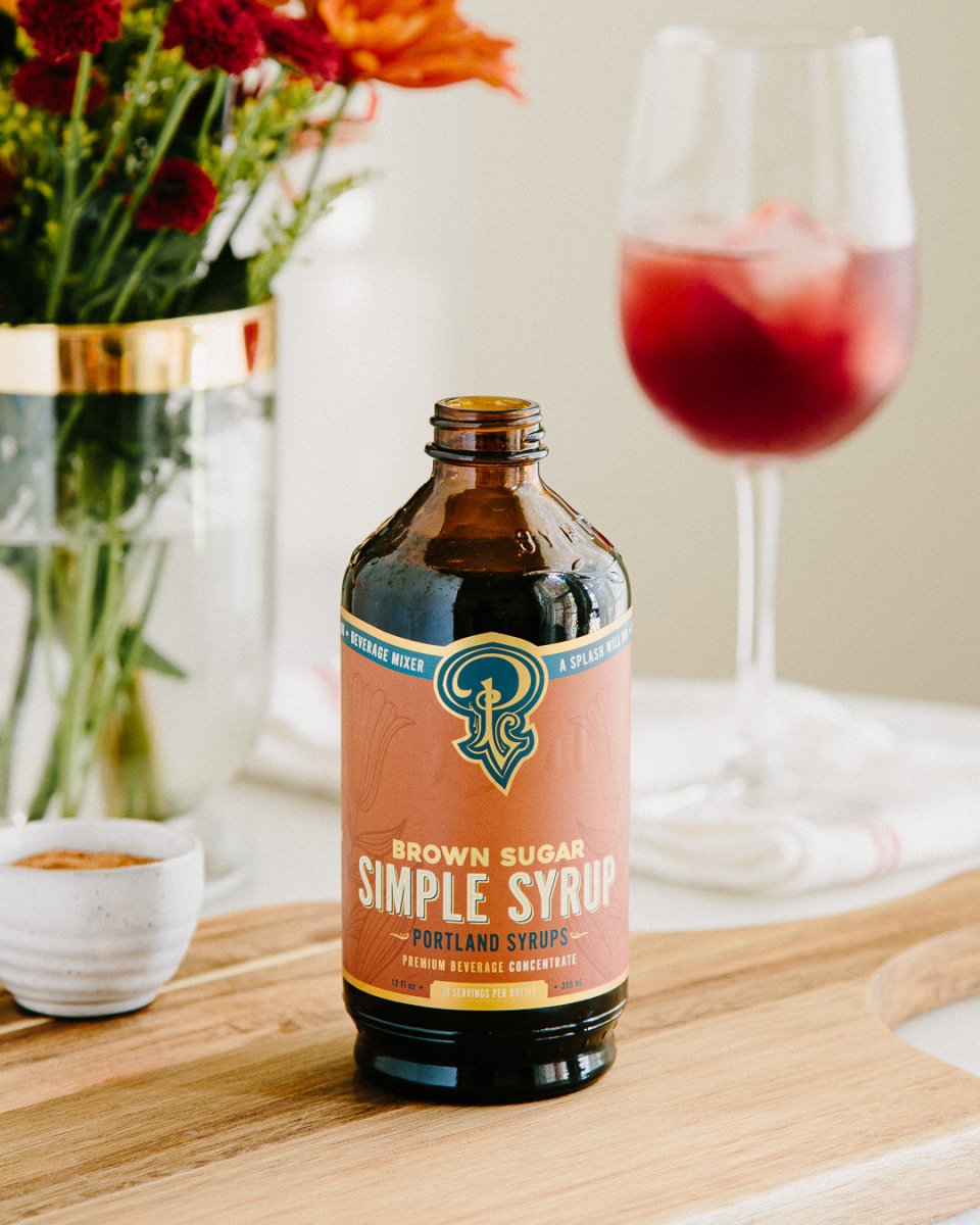 Portland Syrups Brown Sugar Simple Syrup, 2 Pack - lily & onyx