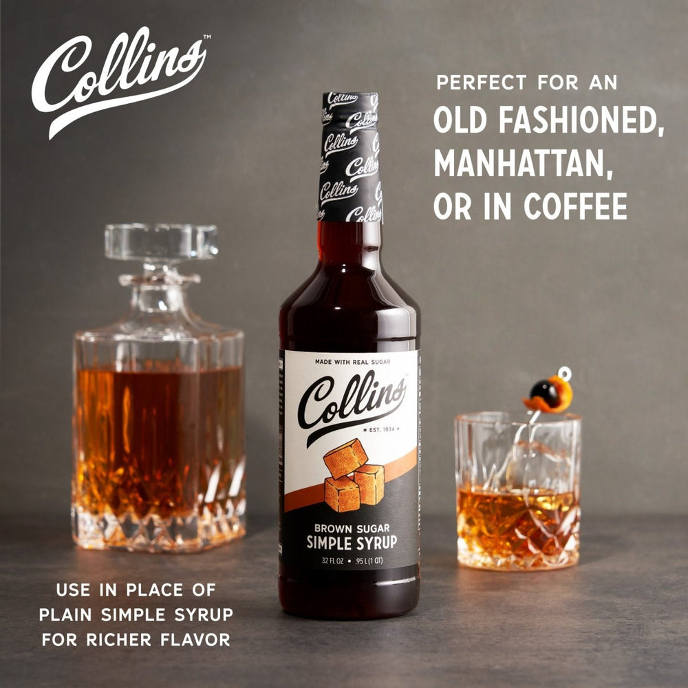 
                      
                        Collins Brown Sugar Simple Syrup, 32 oz. - lily & onyx
                      
                    