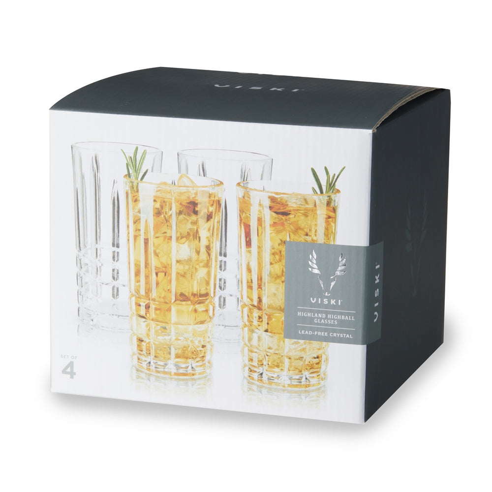 
                      
                        Highland Crystal Highball Glasses, Set of 4
                      
                    