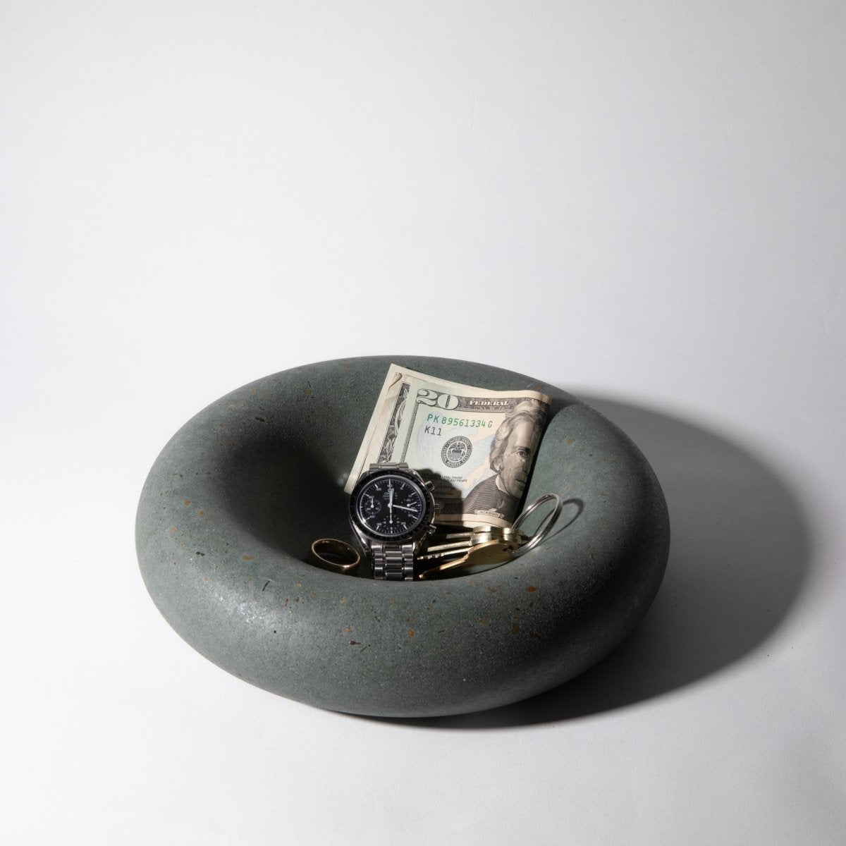 Pretti.Cool Bubble Catch All (Large) | Dark Green Terrazzo - lily & onyx