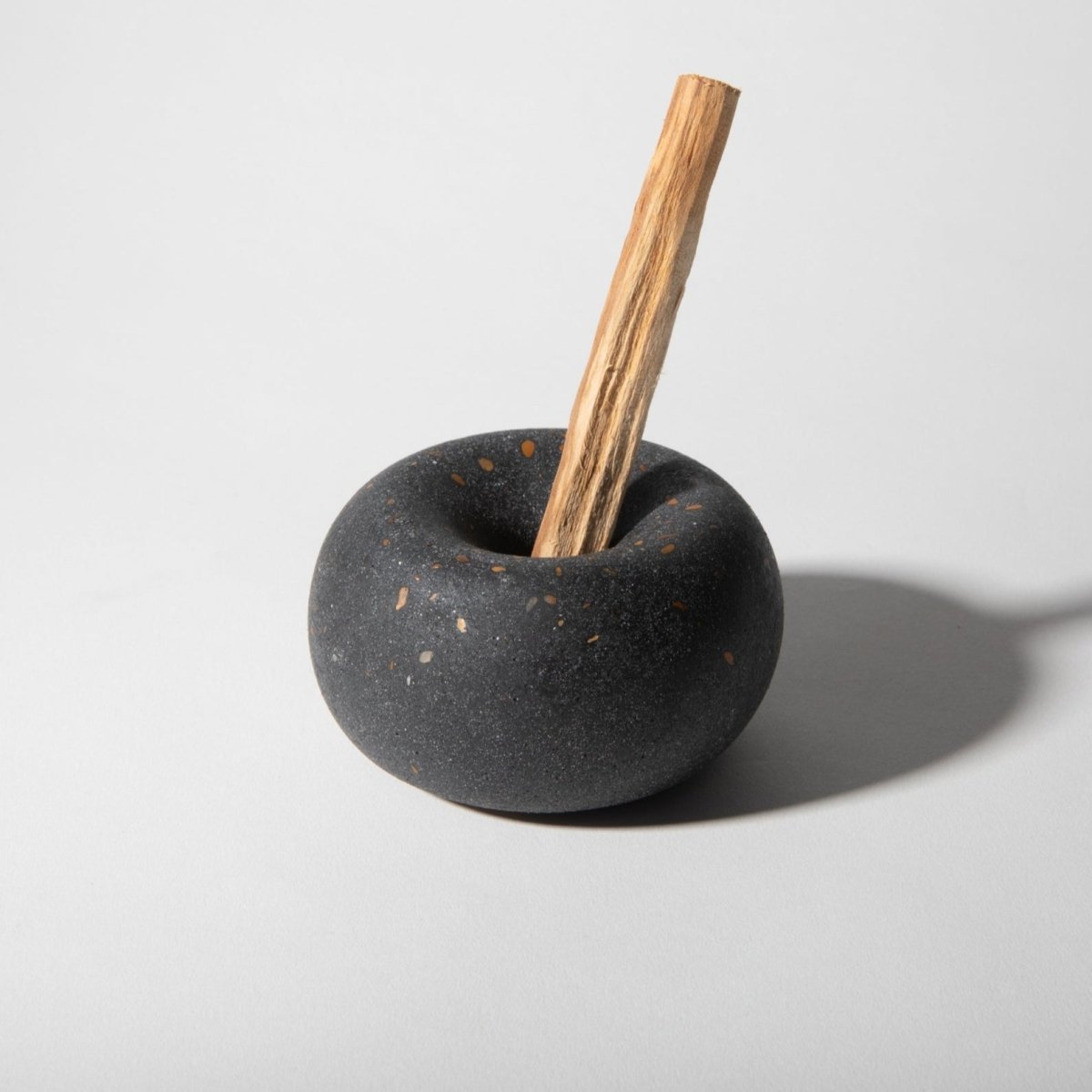 Pretti.Cool Bubble Matchstick & Palo Santo Holder | Black Terrazzo - lily & onyx