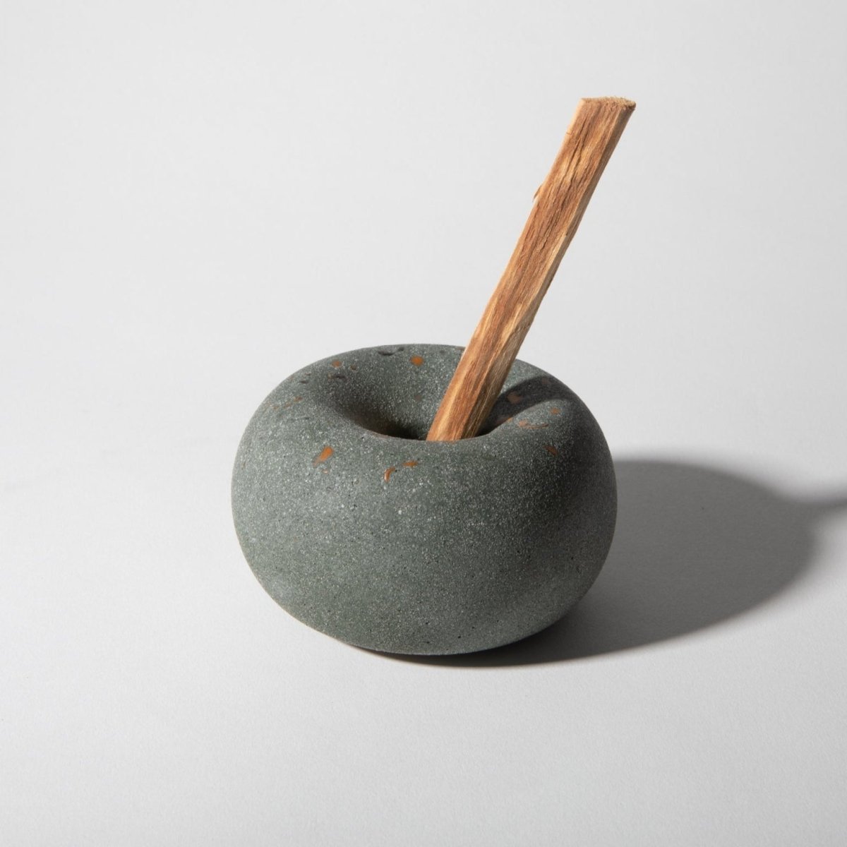 Pretti.Cool Bubble Matchstick & Palo Santo Holder | Dark Green Terrazzo - lily & onyx