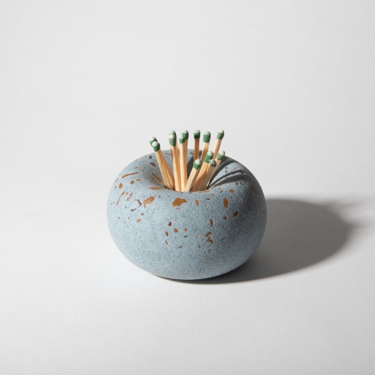 Pretti.Cool Bubble Matchstick & Palo Santo Holder | Light Blue Terrazzo - lily & onyx