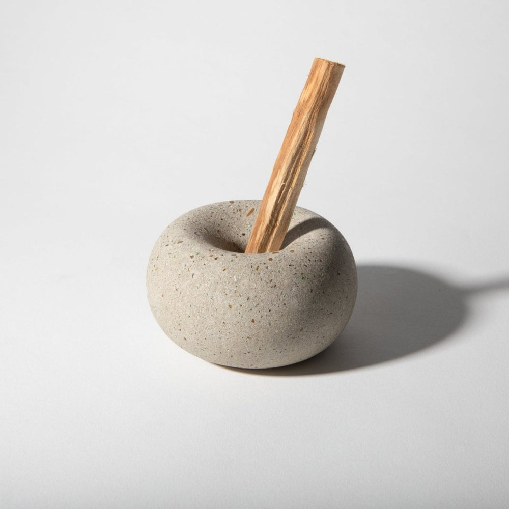 Pretti.Cool Bubble Matchstick & Palo Santo Holder | Natural Terrazzo - lily & onyx