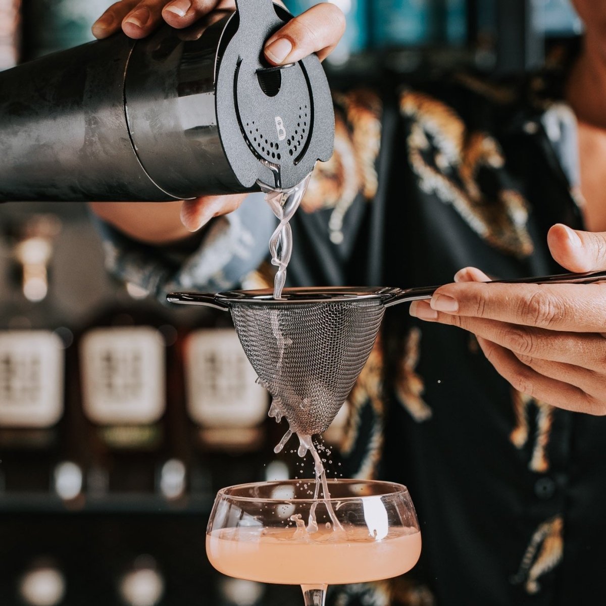 Bull In China Fine Mesh Cocktail Strainer 3.5" - Deep Cone Double Strainer