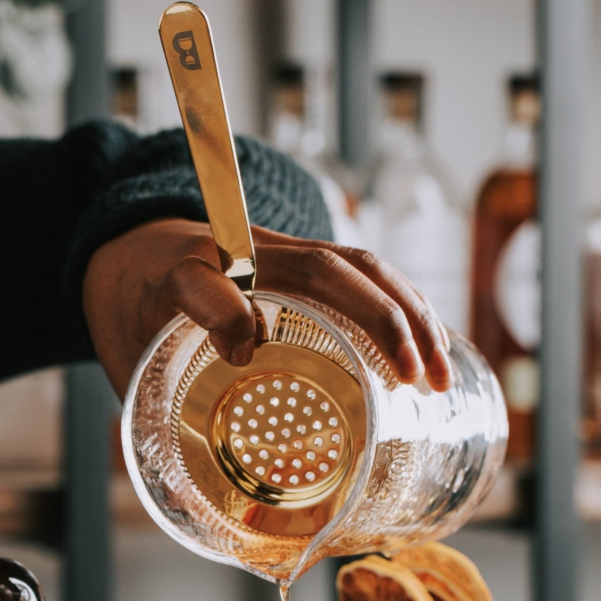 Bull In China Hawthorne Cocktail Strainer - Stainless Steel Professional Bar Tool