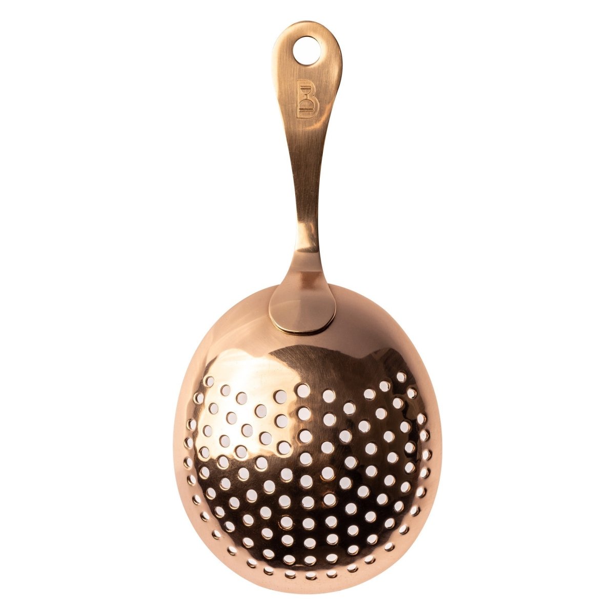 Bull In China Weighted Solid Copper & Brass Julep Strainer - Professional Bar Tool