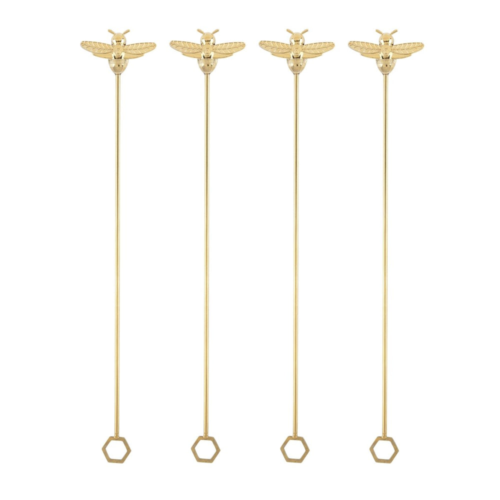 Twine Living Bumble Bee Stir Sticks - lily & onyx