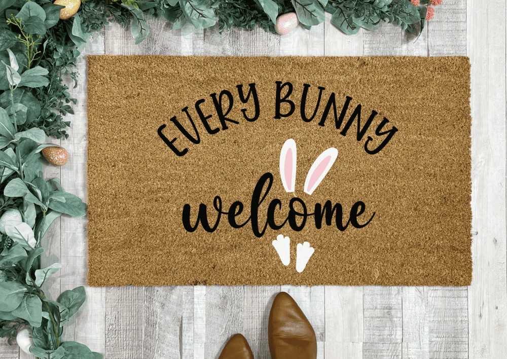 
                      
                        Nickel Designs Custom Doormats Bunny Doormat for Easter - lily & onyx
                      
                    