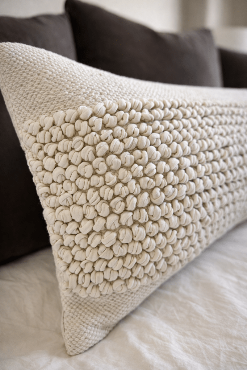 Busa Designs Morena Kilim Woven Oversized Lumbar Pillow Cover