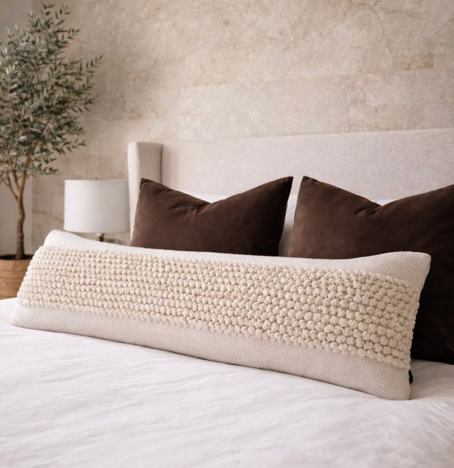 Busa Designs Morena Kilim Woven Oversized Lumbar Pillow Cover