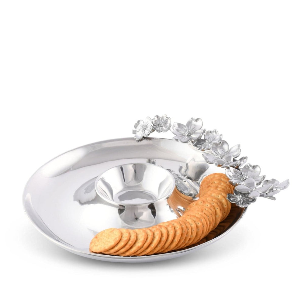 
                      
                        Arthur Court Designs Butterfly and Dogwood Chip and Dip Serving Platter - lily & onyx
                      
                    